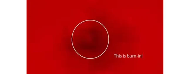 hiện tượng burn-in trên tivi Samsung