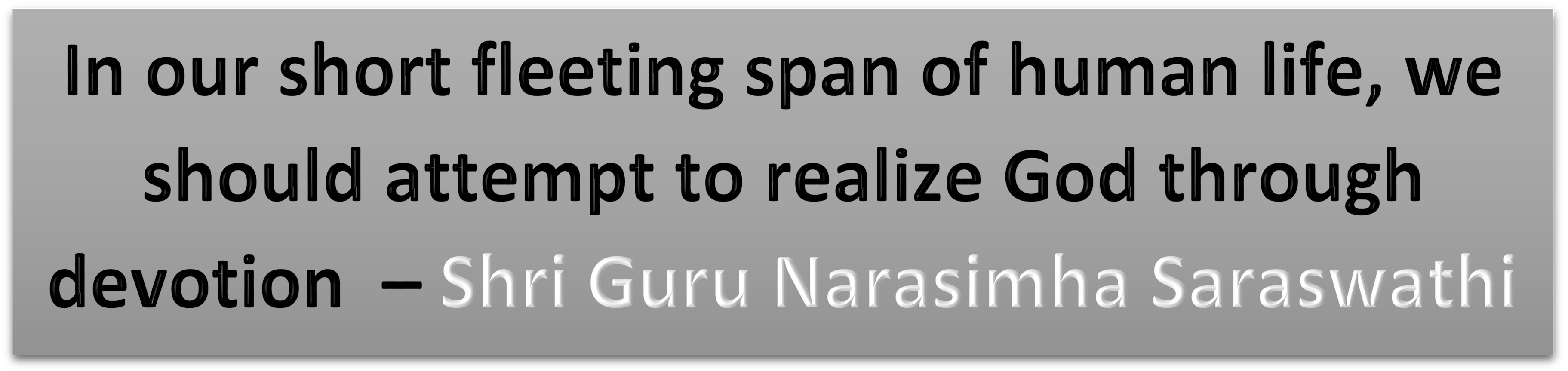 Spiritual Masters: Sri Narasimha Saraswathi