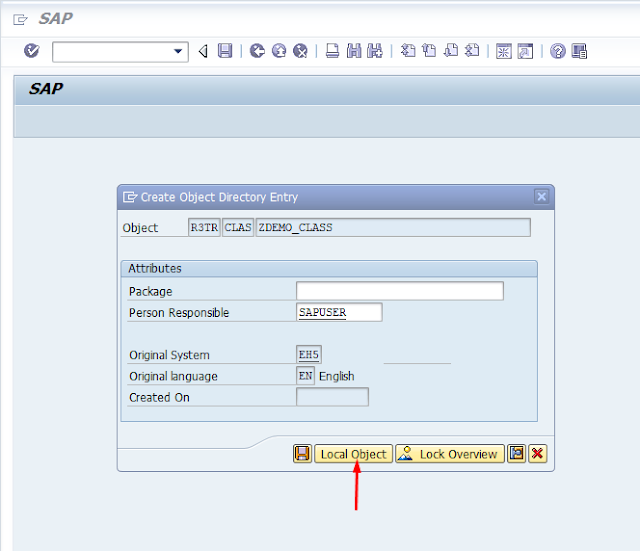 Step by Step Tutorial on Creating class in SAP ABAP Class Builder(SE24)