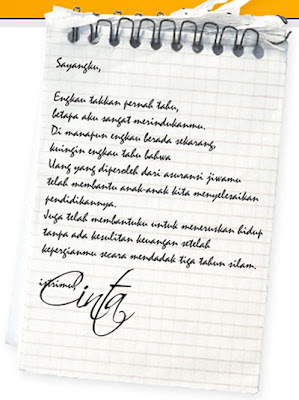 Contoh Surat Cinta  Wisata Dan Info Sumbar