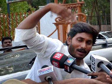 YSR Congress chief YS Jaganmohan Reddy