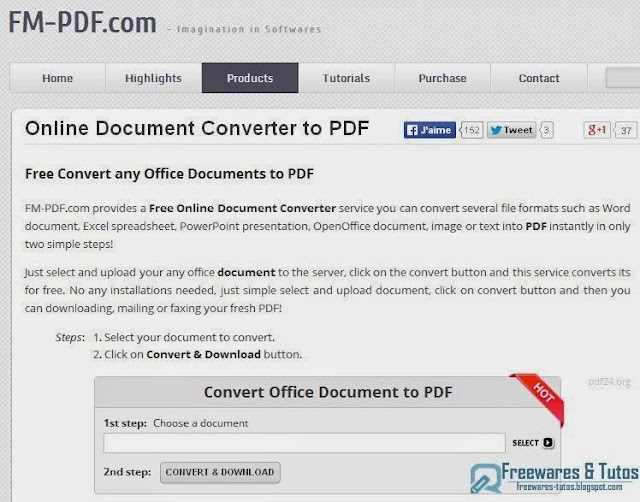 Online Document Converter to PDF : un service en ligne pour convertir vos documents en fichiers PDF