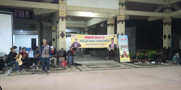 Gelar Perdana Pentas Seni Budaya Bertempat Di Pendopo Wabub Kabupaten Mojokerto, Bersama Suluk Aji. 