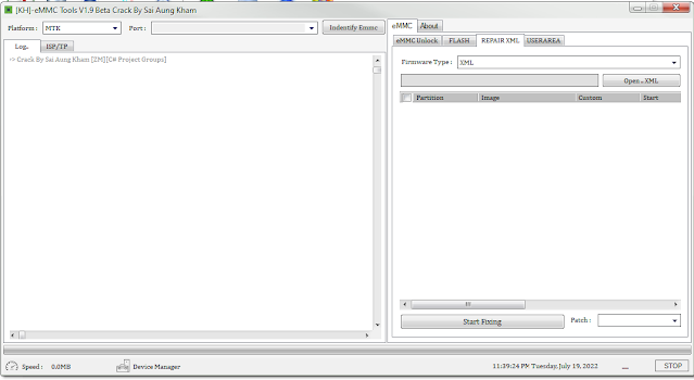 Download KH Emmc Tool V1.9 Crack Beta Version Free Tool