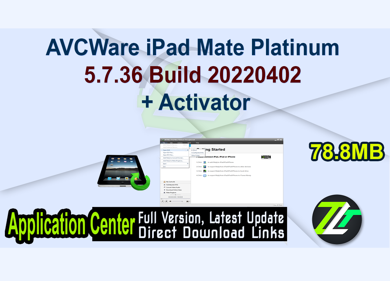 AVCWare iPad Mate Platinum 5.7.36 Build 20220402 + Activator