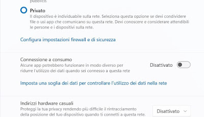 Connessione a consumo