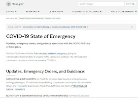 The page with all of Governor Baker's emergency orders on coronavirus (COVID-19)