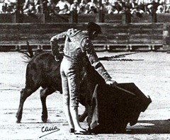 Manolete con la derecha Toledo Agosto 1947