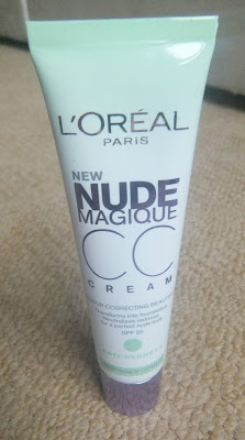 L'Oreal  CC Cream, L'Oreal Nude Magique, Colour Correcting Cream, Anti Redness 