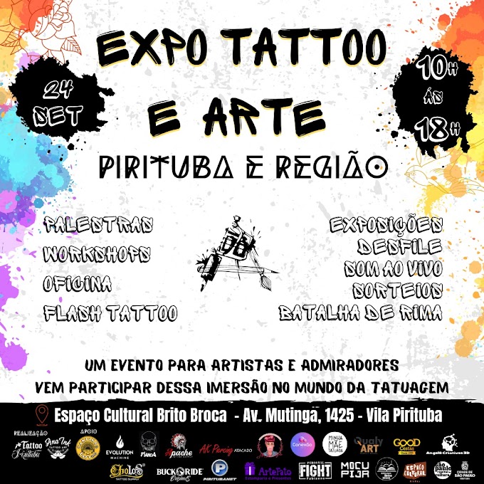 Expo Tattoo e Arte - Convite Especial #ArtenaPele