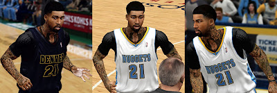 NBA 2K13 Wilson Chandler Cyberface PC Mods