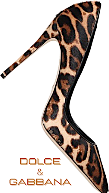 ♦Dolce & Gabbana Kate animal print high heel pumps #dolceandgabbana #shoes #leopard #animalprint #brilliantluxury