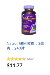 Natrol褪黑激素iherb