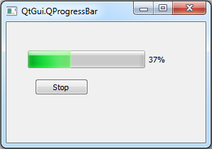 Source Code Untuk Membuat Progress bar Dengan Python Menggunakan Library PySide