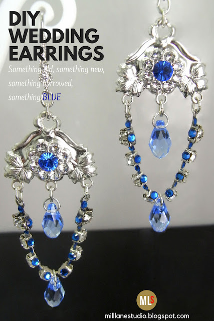 Sapphire Chandelier Drop Earrings