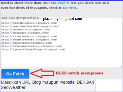 Cara Mengecek Kualiatas Blog/Website Dengan SeoWeather