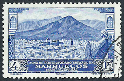 طوابع بريدية 1928 - تطوان تحت الحماية الإسبانية
