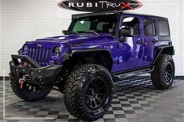 Purple Jeep Wrangler