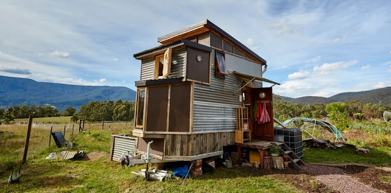 La casa de 10 m² de una familia australiana