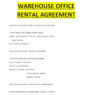 warehouse lease agreement doc templates sample contracts