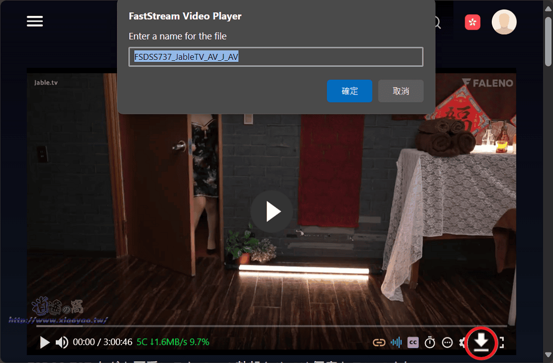 FastStream Video Player 影片串流加速和下載 M3U8 影片