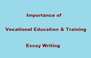 Importance of Vocational Education Essay