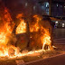 Diduga Alami Korsleting Listrik, Toyota Yaris di Kalideres Gosong Terbakar