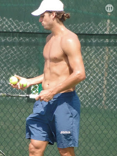 Feliciano Lopez Shirtless at Cincinnati Open 2009