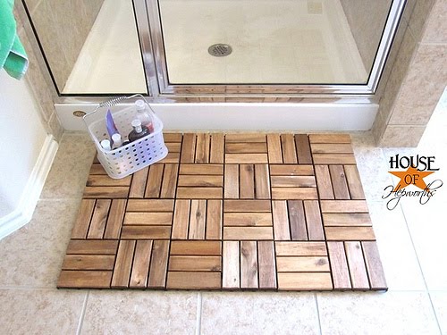 Spa Bath Mat from IKEA outdoor decking