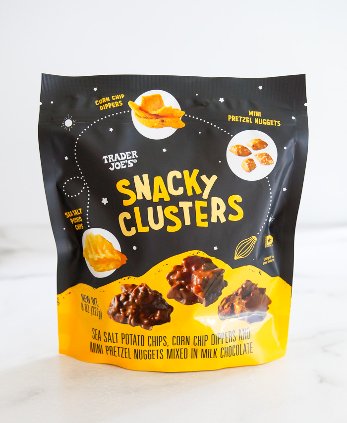Trader Joe's Snacky Clusters package