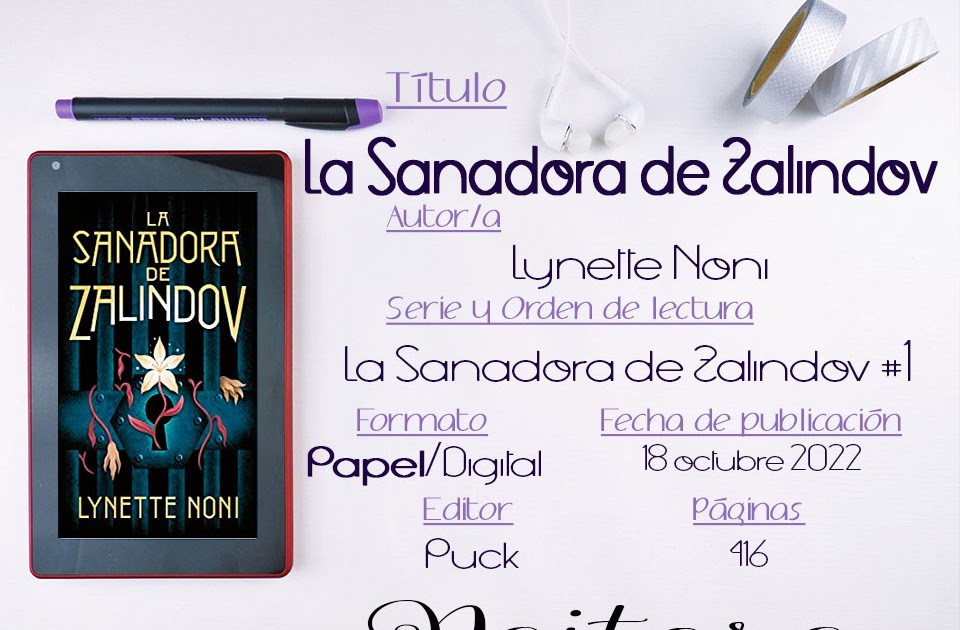 Locas del romance: Reseña/2022-131 La Sanadora de Zalindov (La Sanadora de  Zalindov #1) Lynette Noni