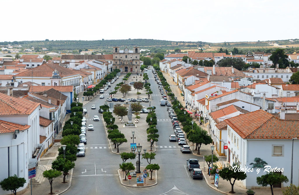 Plaza de la Republica de Vila Vicosa