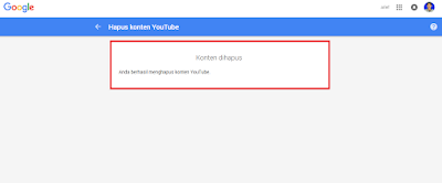 Cara menghapus Akun Youtube