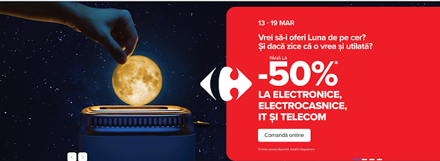 CARREFOUR Cataloage - Brosuri 01-31.03 2024 → PANA LA 50% REDUCERE LA ELECTRONICE, ELECTROCASNICE, IT&C SI TELECOM