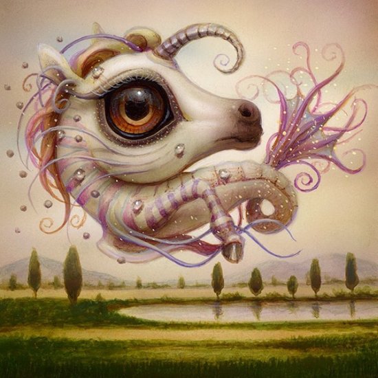 Naoto Hattori arte pinturas surreais oníricas sonhos bizarras criaturas fofas animais