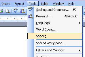 Installing Speech Recognition with MS Office