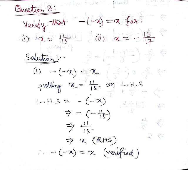rational numbers class 8  questions and answers