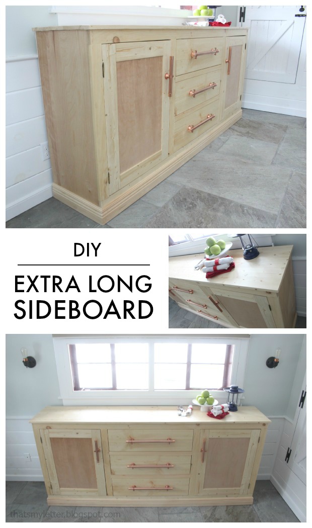 DIY Extra Long Sideboard - Jaime Costiglio