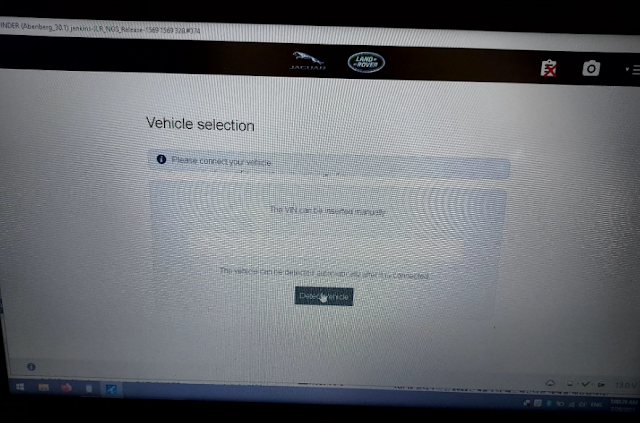 VXDIAG Pathfinder Failed to Read Range Rover 2023 VIN