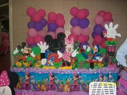 DECORACIÓN CON GLOBOS CON MINNIE by decoracionesparafiestasinfantiles.blogspot.com/