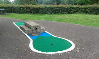 Crazy Golf at Gadebridge Park in Hemel Hempstead