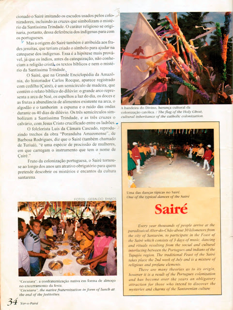 REVISTA VER-O-PARA - VER EDITORA ANO III- Nº 07 JAN-FEV-95 SANTAREM SINTESE POETICA DA AMAZONIA