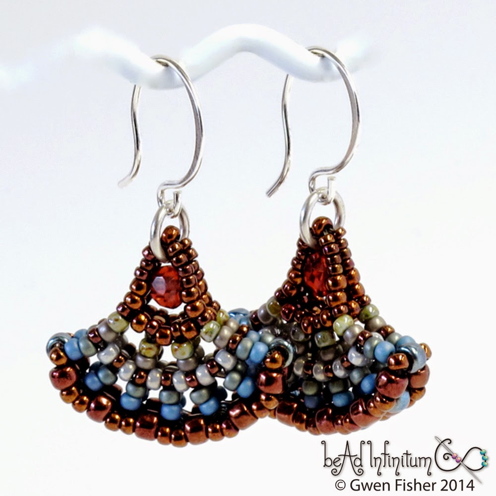 Marsala Ginkgo Earrings