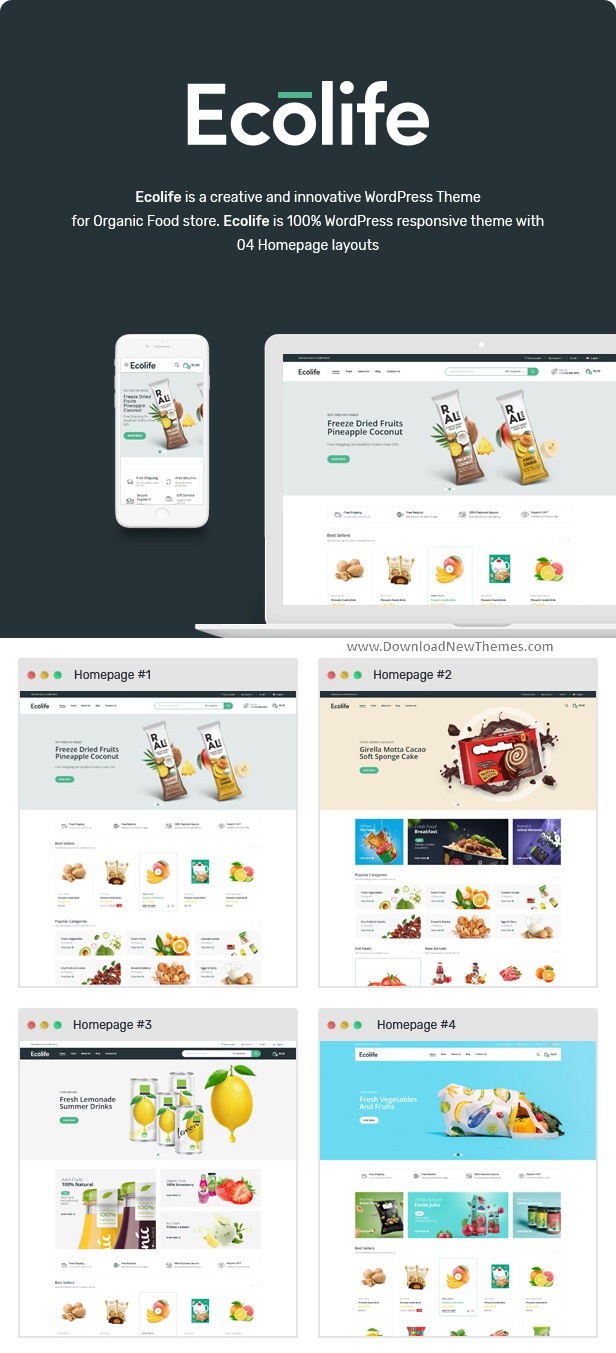 Organic WooCommerce WordPress Theme