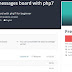 [100% Free] Build a simple messages board with php7 for beginner