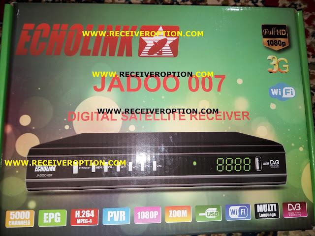 ECHOLINK JADOO 007 HD RECEIVER POWERVU KEY OPTION