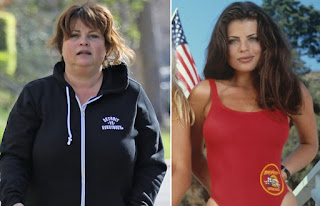 Then & now picture of Paul Cerrito's wife Yasmine Bleeth