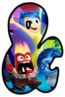 Abecedario de Del Revés. Inside Out Alphabet.