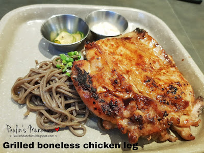 Grilled boneless chicken leg with soba - Let's Meat Up at Plaza Singapura - Paulin's Munchies