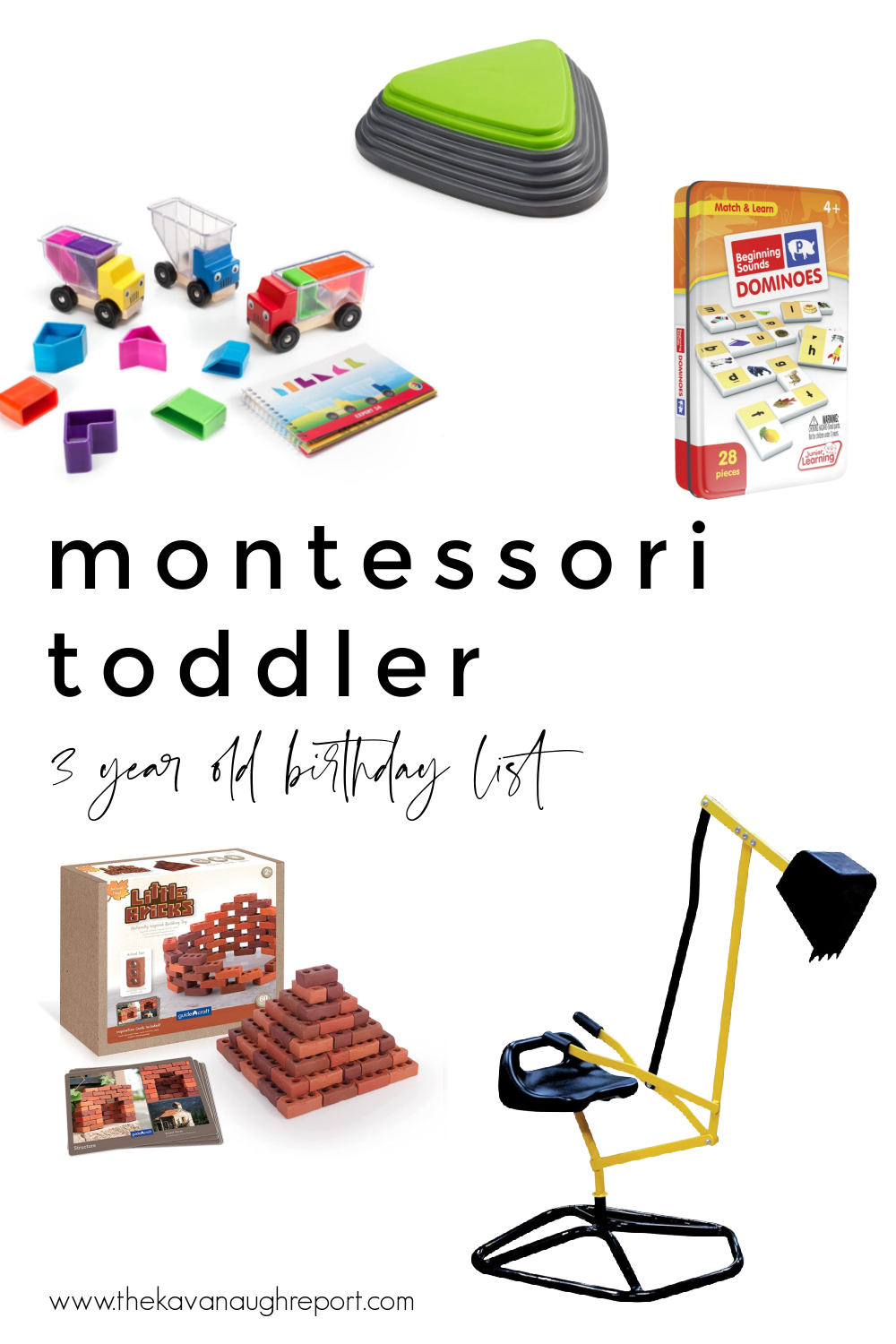 A look at our Montessori toddler's 3-year-old birthday list made from our own observations and his specific interests